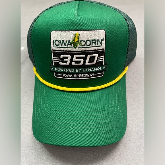 NASCAR Green Iowa Corn 350 Iowa Speedway Trucker Hat - Picture 1 of 3